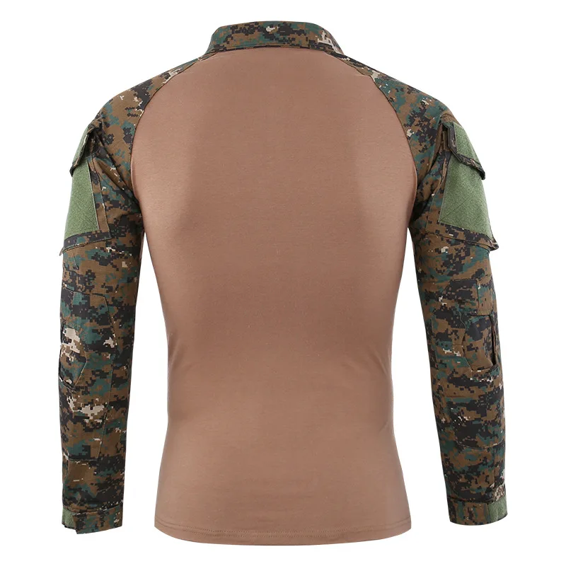 Tactical Military Shirt Men Long Sleeve Solider Army Shirts Multicam Uniform Frog T Shirts Combat Clothing