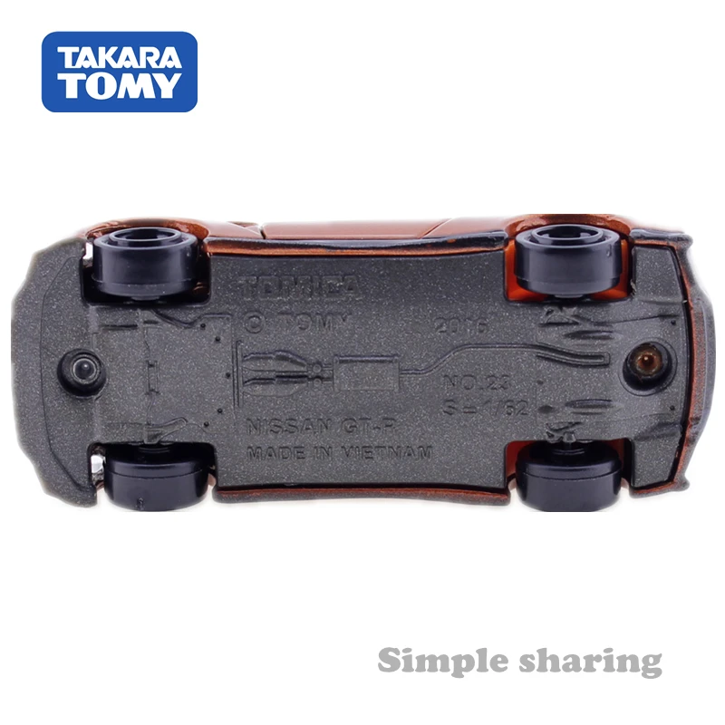 Takara Tomy Tomica No.23 Nissan GTR автомобиль 1:62 миниатюрный набор литых под давлением моделей