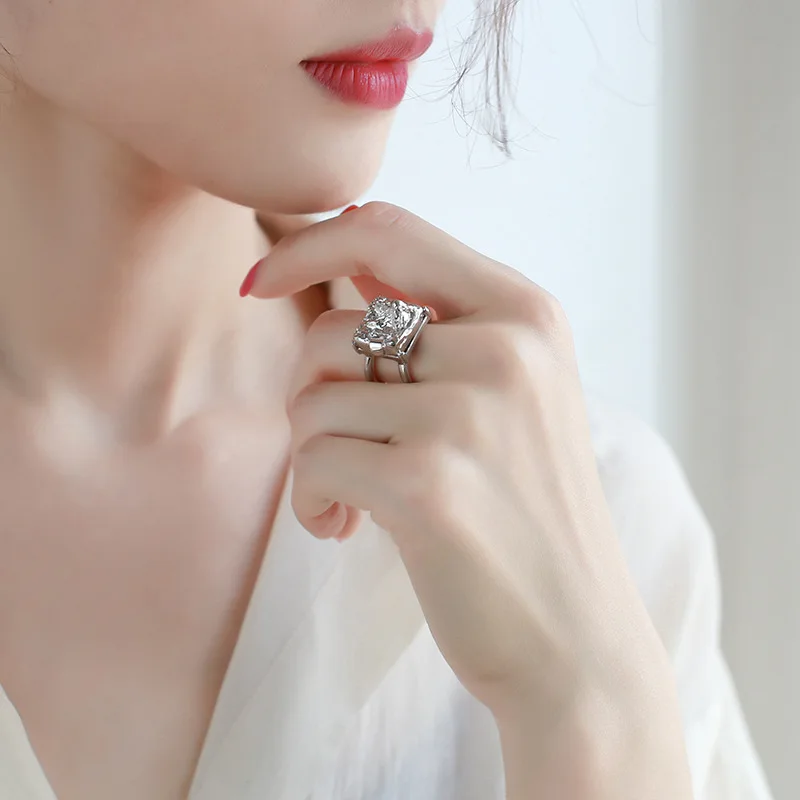 Дизайнерское серебряное металлическое обручальное кольцо с драгоценными камнями cz для женщин, астрономическое кольцо на палец ручной работы, подарки для помолвки