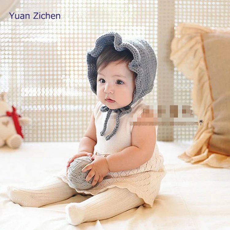 Baby Flower Hat Newborn Girl Cotton Beanie Cap Flower Infant Spring Hat Children Accessories Winter Hat For A Newborn Baby Kids
