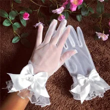 Новое вечернее свадебное платье перчатки солнцезащитные кружевные перчатки Кружевные Полые бриллианты без пальцев сетки короткие рукавицы