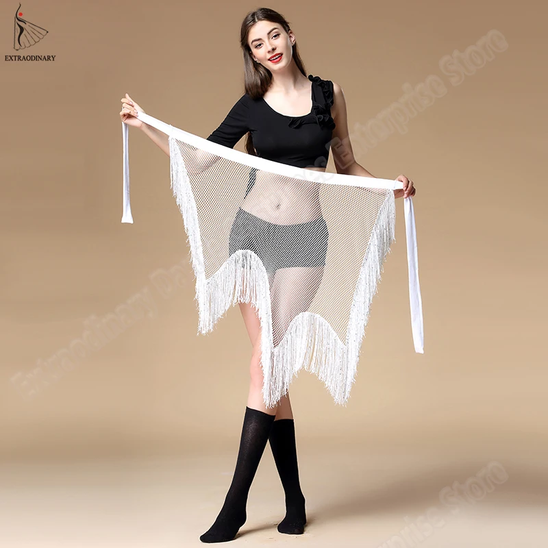 New Women Belly Dance Belt Clothing Irregular Stretchy Long Tassel Sequin Latin Dance Bellydancing Hip Scarf Waist 3 Colors New Women Belly Dance Belt Clothing Irregular Stretchy Long Tassel Sequin Latin Dance Bellydancing Hip Scarf Waist 3 Colors
