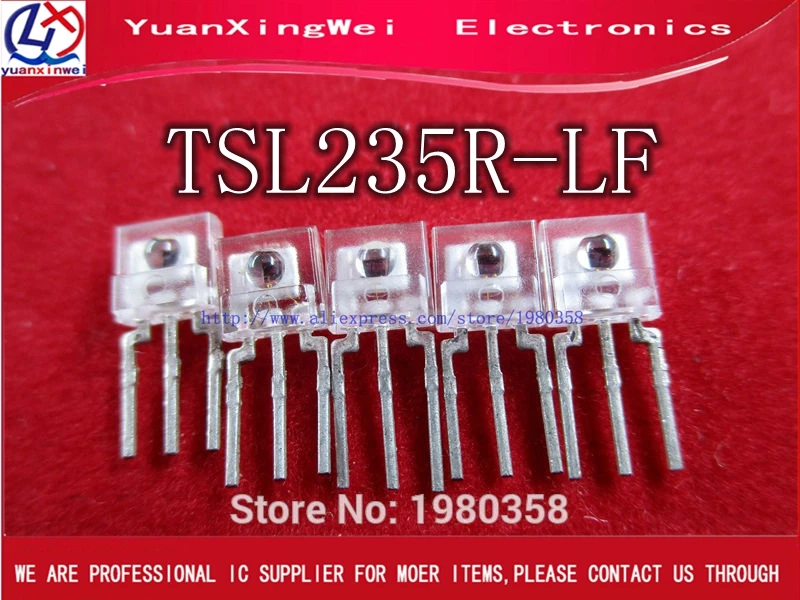 

5pcs Original TSL235R-LF TSL235 DIP3 light switch frequency output sensor
