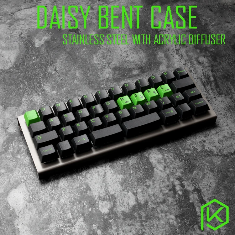 stainless steel bent case for daisy 40 40 custom keyboard acrylic