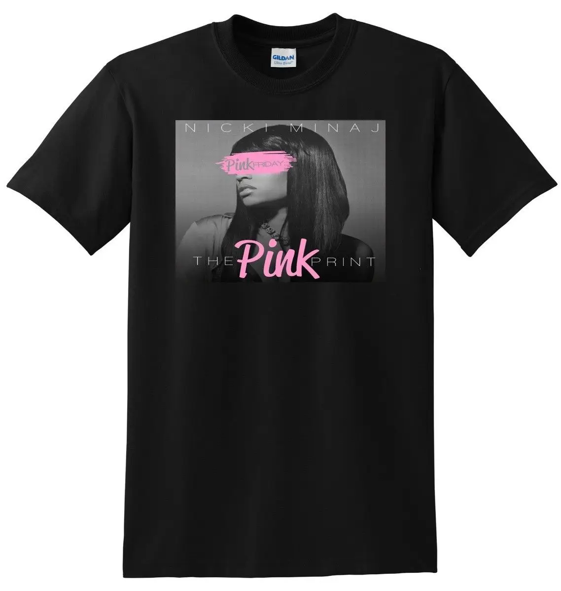 

NICKI MINAJ T SHIRT the pink print album cd cover tee SMALL MEDIUM LARGE or XL Comfortable t shirt Casual Short Sleeve Print