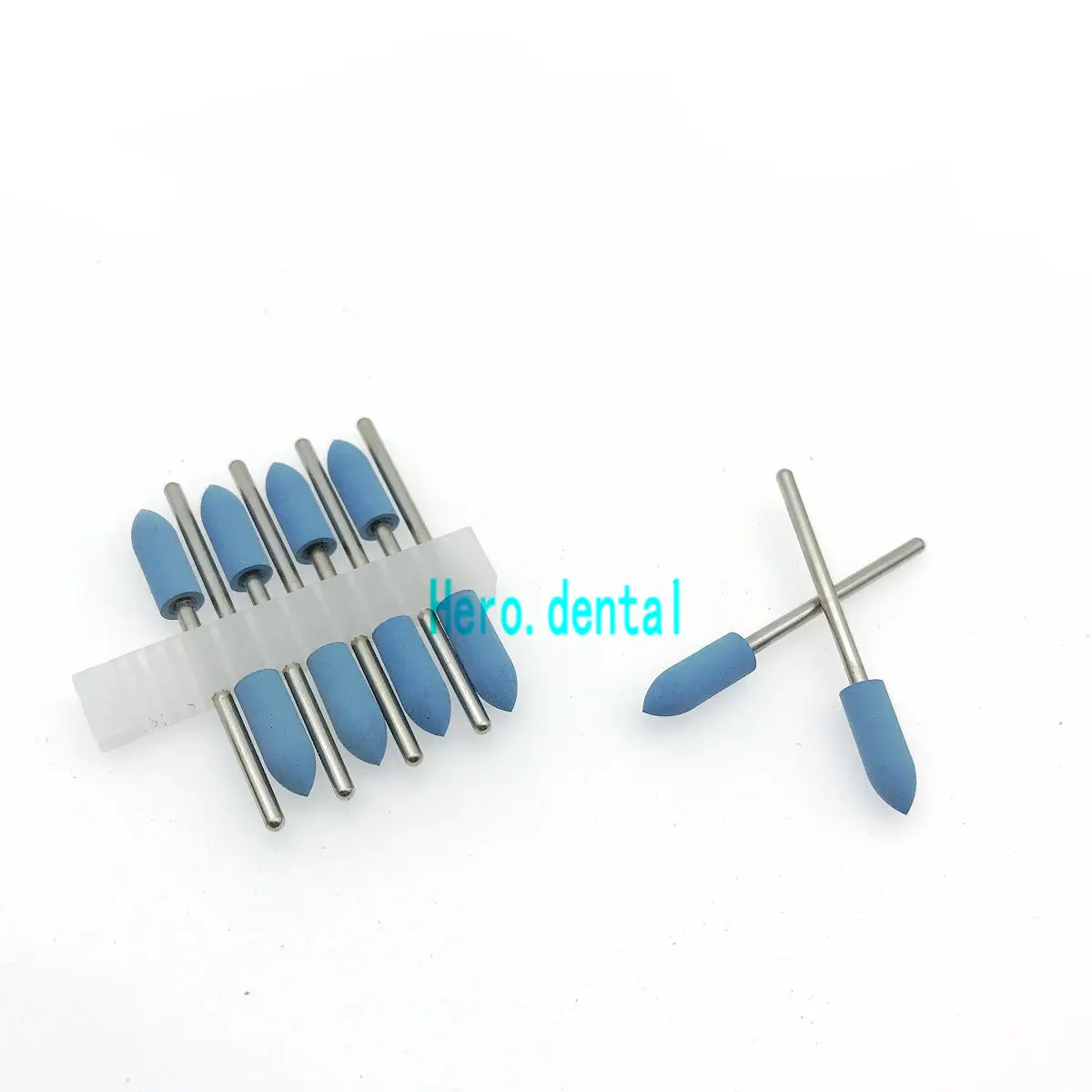 Тип 146 синий стоматологическая силиконовая резина смолы базы Скрытая протез шлифовальные Боры 10 шт