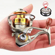 5 подшипников, маленькая рыболовная Катушка 5,2: 1 соотношение влево/вправо, сменная Рыболовная катушка для спиннинга carretilha de pesca 140 г