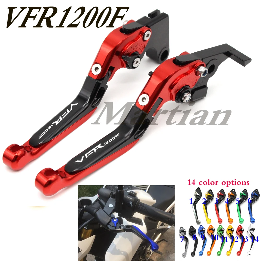 Laser Logo(VFR1200F) New CNC Motorcycle Brake Clutch Levers For Honda ...