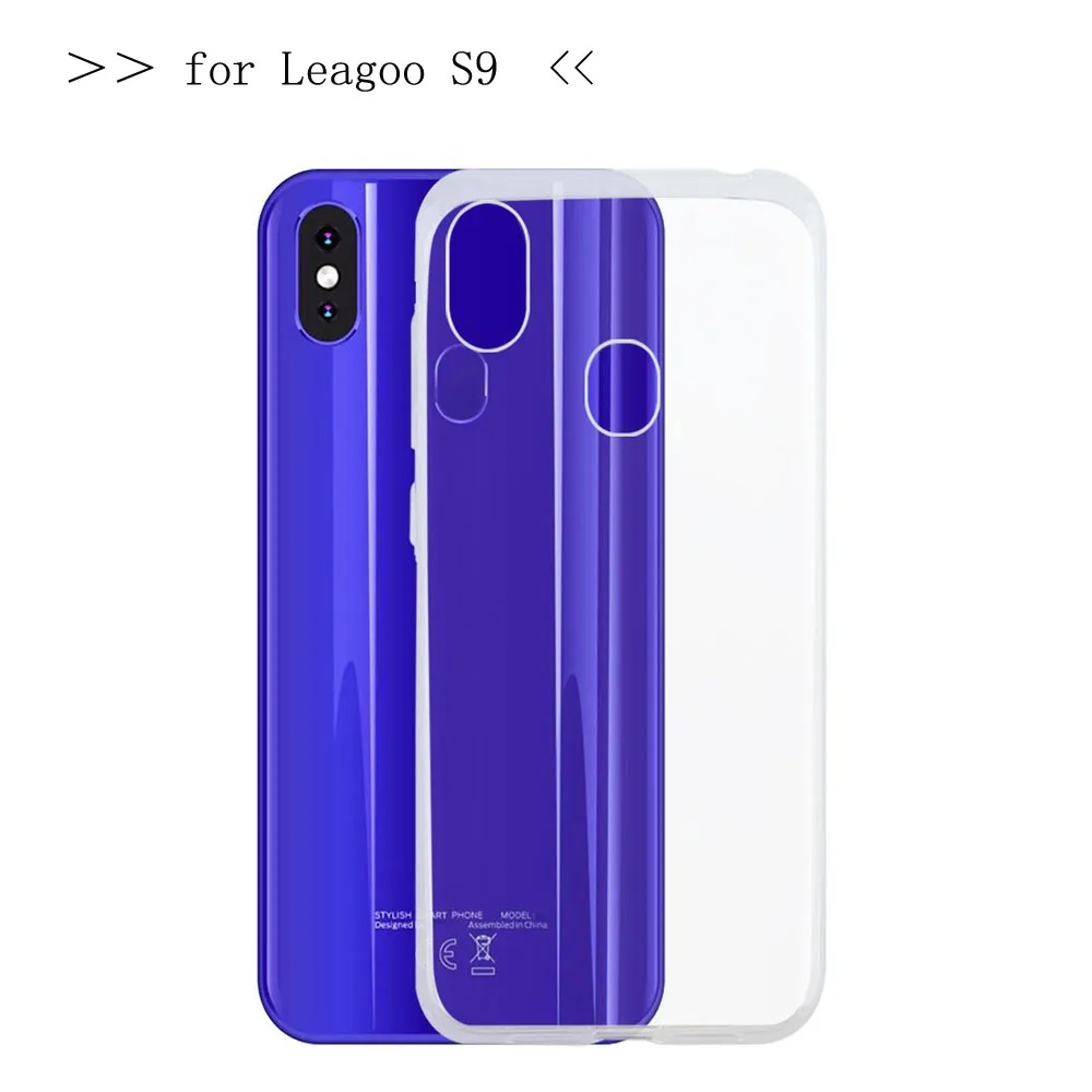 Для Leagoo S9 силиконовый чехол 5 85 дюймов Ультратонкий Мягкий ТПУ чехол-накладка для