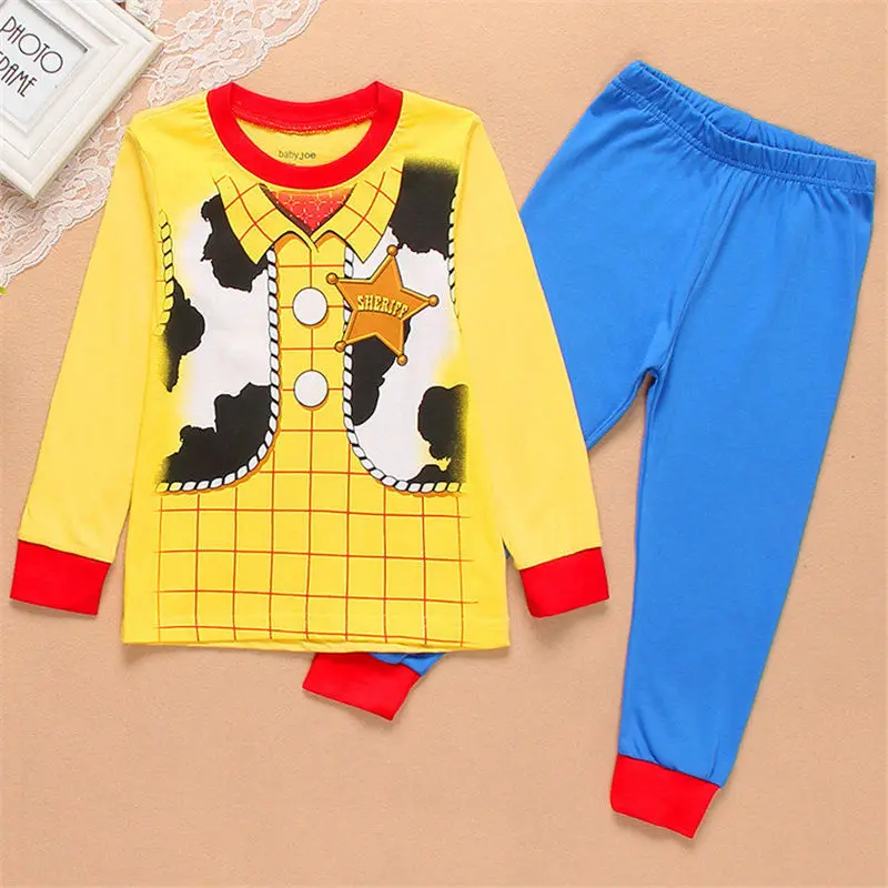 Робот Детская Пижама для мальчиков пижама ночная рубашка одежда для маленьких мальчиков нижние футболки Детские пижамы домашний спортивный костюм одежда G1 - Цвет: color at picture