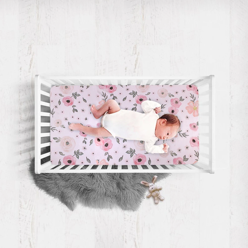 Summer Newborn Baby Bed Crib Sheet Mattress Cover 100% Cotton Crib Fitted Sheet Soft Baby Bed Mattress Cover Protector Cartoon Summer Newborn Baby Bed Crib Sheet Mattress Cover 100% Cotton Crib Fitted Sheet Soft Baby Bed Mattress Cover Protector Cartoon