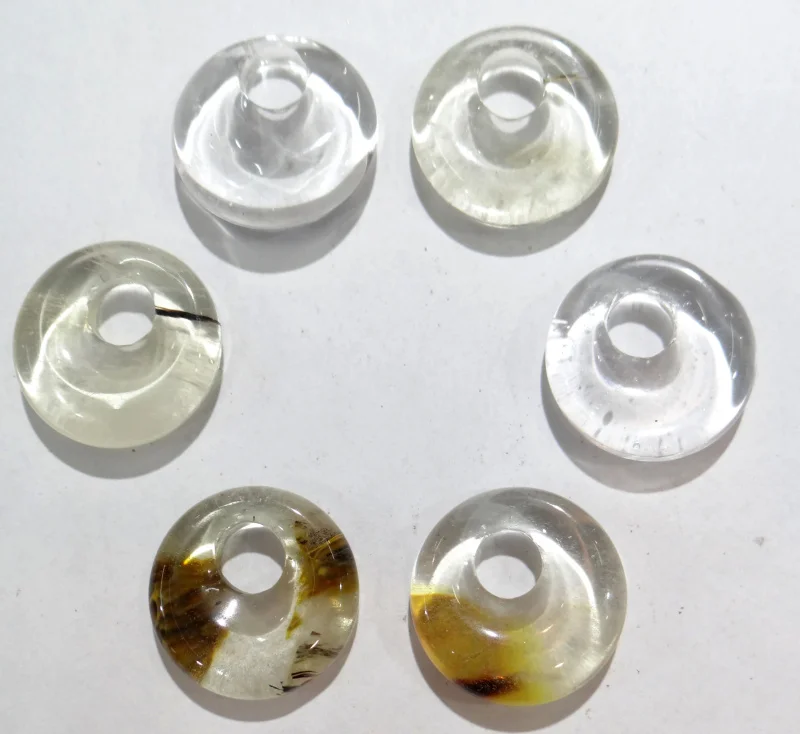 15 шт. 18 мм натуральный камень ГОГО пончик Агаты Кристалл Бирюзовый кулон для изготовления ювелирных изделий ожерелье аксессуары - Окраска металла: NO.16