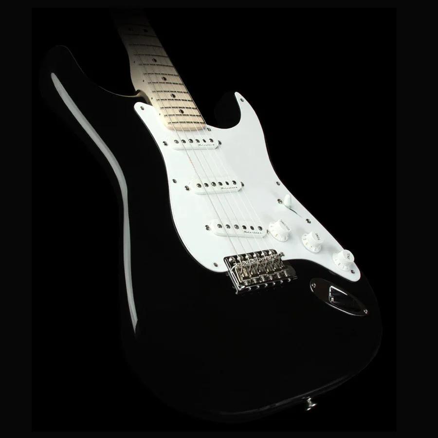 

ST Eric Clapton Blackie more SSS Maple Neck Fretboard Solid wood Musical Instrument Electric Guitarras Freeshipping Guitare