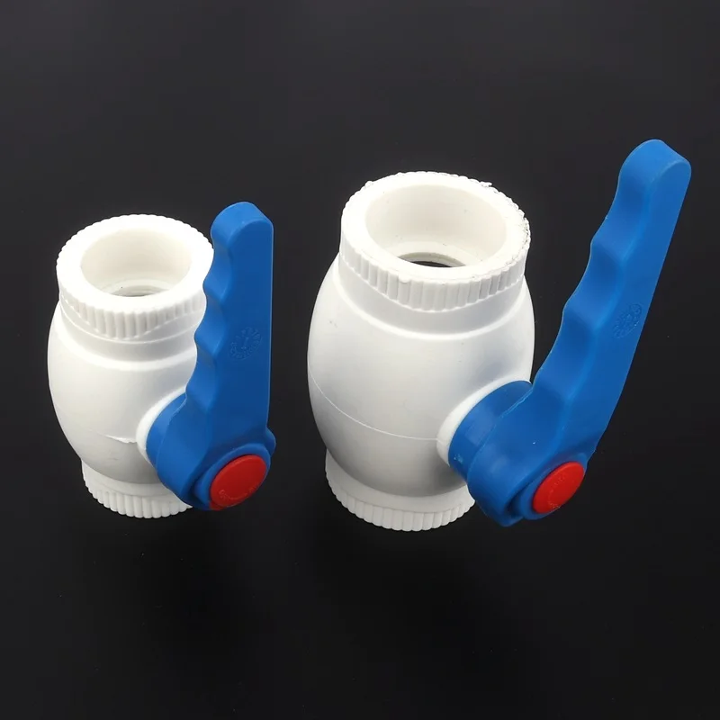 2pcs/lot 32 40mm PPR Steel Core Ball Valve Garden Water Connectors Fountain Tap Kitchen Garden