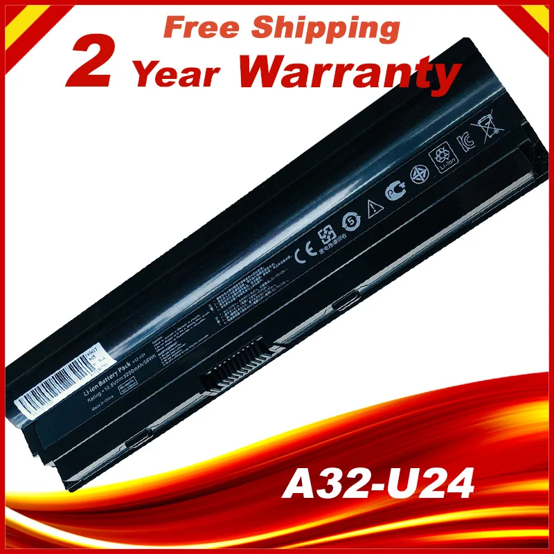 Аккумулятор для ноутбука Asus U24 U24A U24E U24E-XH71 U24E-XS71 U24E-PX002V U24E-PX024V U24E-PX053D A31-U24 A32-U24