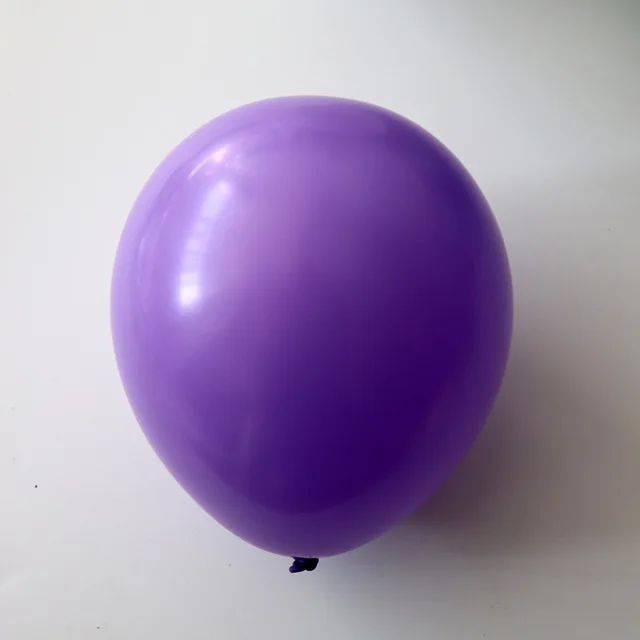 100 шт, утолщенные стандартные цвета, Круглый латексный шар на день рождения, свадебное украшение, воздушный шар в форме сердца, градация, 5 дюймов, круглый воздушный шар - Цвет: purple