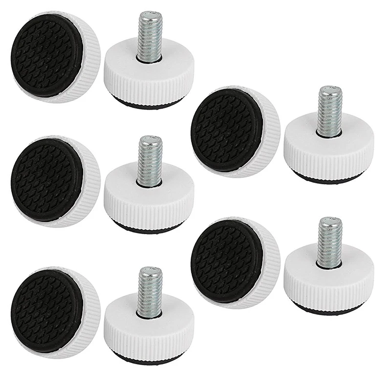 M8 x 15mm Adjustable Screw on Furniture Glide Leveling Feet Leg 10pcs | Игрушки и хобби