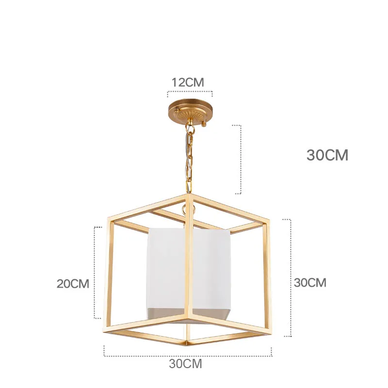 

Small village square pendant lamp corridor restaurant cloth art, wrought iron lamps and lanterns