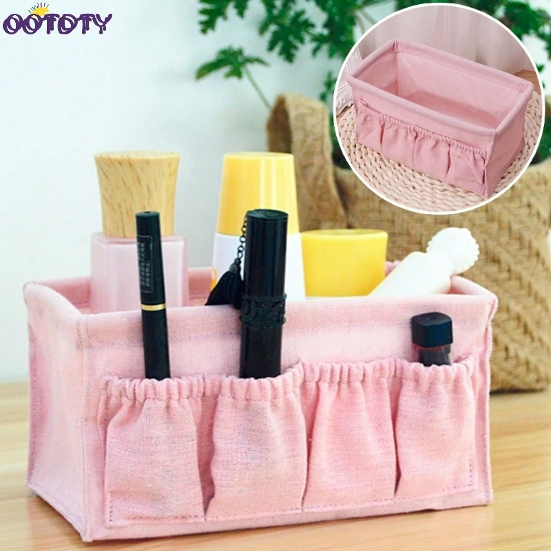 

Home Foldable Make Up Storage Box Desktop Cosmetic Organizer Makeup Container Nov