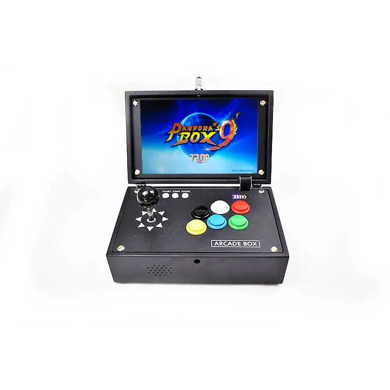 

10" Inch Pandora Box 9D 2500 in 1 Arcade Console Portable Arcade Box with Zero Delay Joystick Button Retro Video Machine