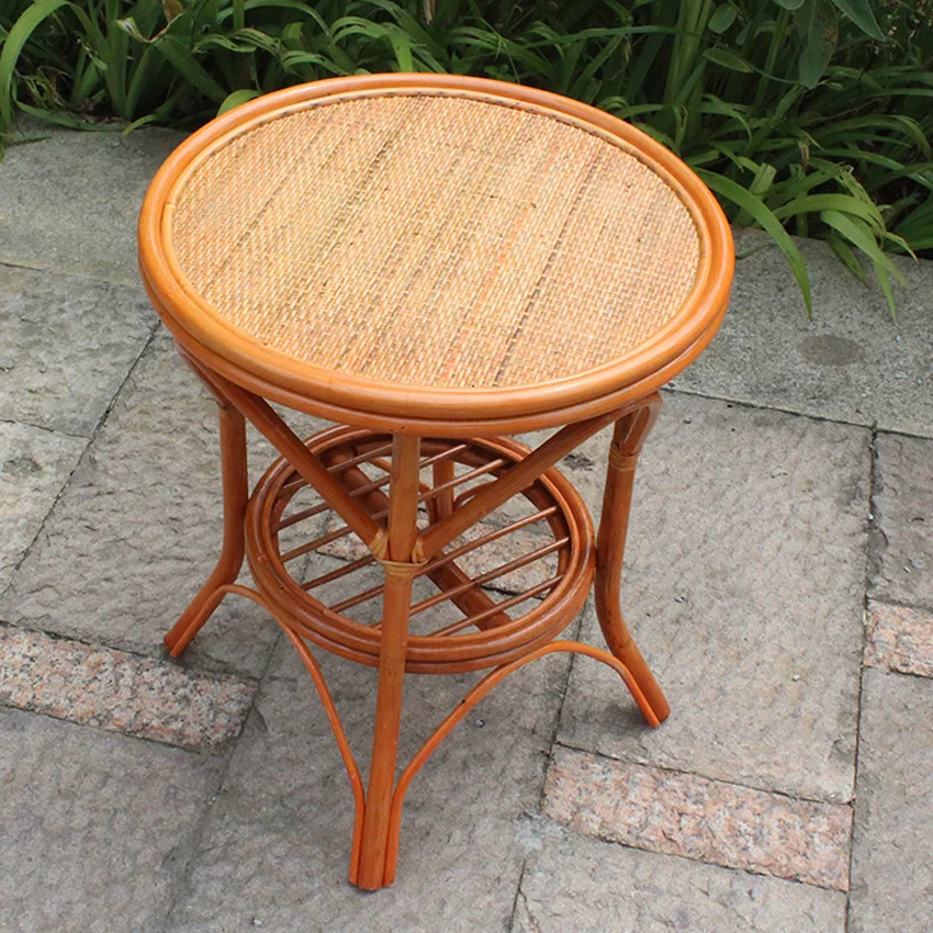 Pure hand-woven 100% Indonesian rattan tea table rattan coffee table living room furniture traditional rattan craft Pure hand-woven 100% Indonesian rattan tea table rattan coffee table living room furniture traditional rattan craft