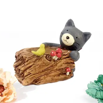 

Kawaii Creative Decorative Cartoon Cat Flowerpot Flower Pot Flower Vase Childrens Room Desktop Decor Home Decoration