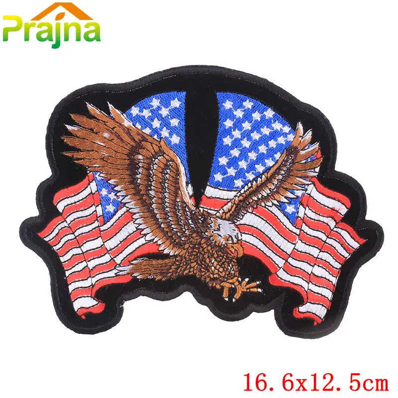 Prajna Parches Biker Yamalar Patch Lot крутой патч панк бренд вышивка логотипа Рюкзак-тактическая вышивка одежда пуховики E