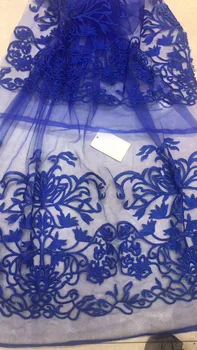 

L-81717 unique French Tulle Lace Fabric Fashionable Embroidery Tulle Fabric