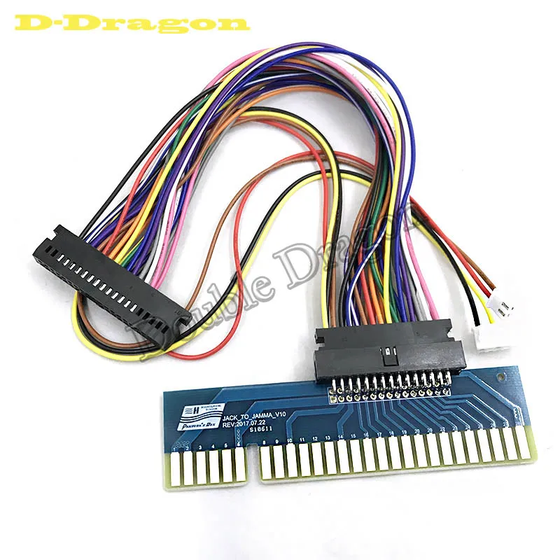 jamma cable only Замена консоли доска для PANDORAS KEY 7 3D аркадные игры доска 2177 в 1 Материнская плата выход VGA HDMI семья Jamma кабель - Цвет: jamma cable only