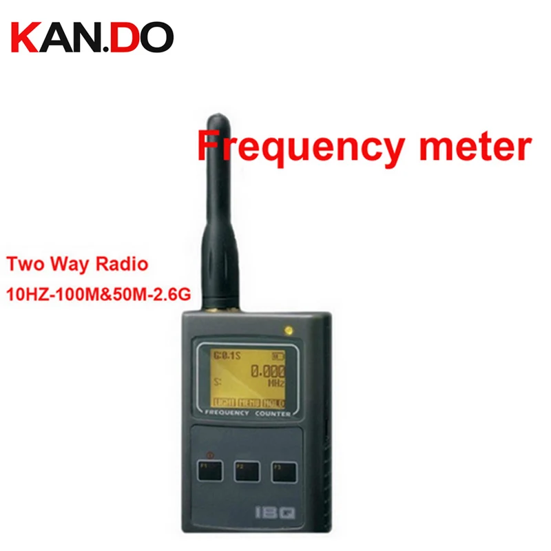 IBQ102 frequency display for 10 100mhz&50MHz 2.6GHz Radio detector
