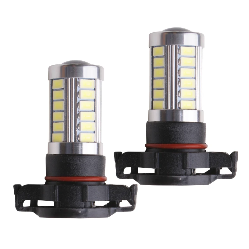 RXZ 2 шт. H16 led 5202 33SMD 5630 Светодиодные автомобильные лампочки для противотуманных фар