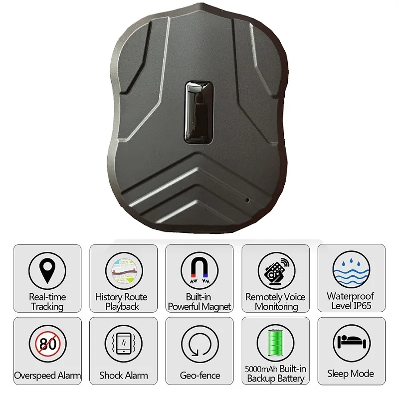 

Car GPS Tracker TK905 Wireless Strong Magnet Waterproof Vehicle GPS Locator Standby 90Days Voice Monitor Free Tracking APP/Web