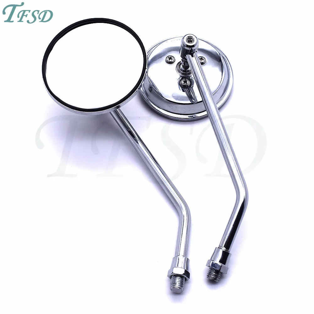 

Universal 10 mm motorcycle E-Bike rearview mirror scooter bicycle motorbike side mirror for Honda Victory Yamaha KTM Benelli