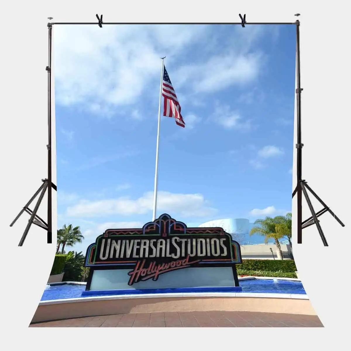 

5x7ft Hollywood Studios Backdrop Famous Hollywood Universal Studios Photography Background and Studio Photography Backdrop Props