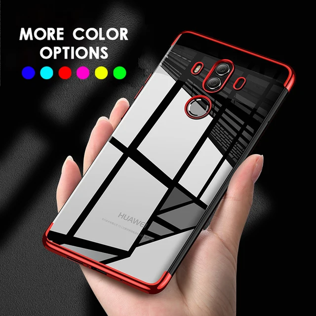 US $4.60 Phone Case For Huawei P20 lite Luxury Soft Silicone Transparent Plating Cover For Huawei P20 Pro Ca