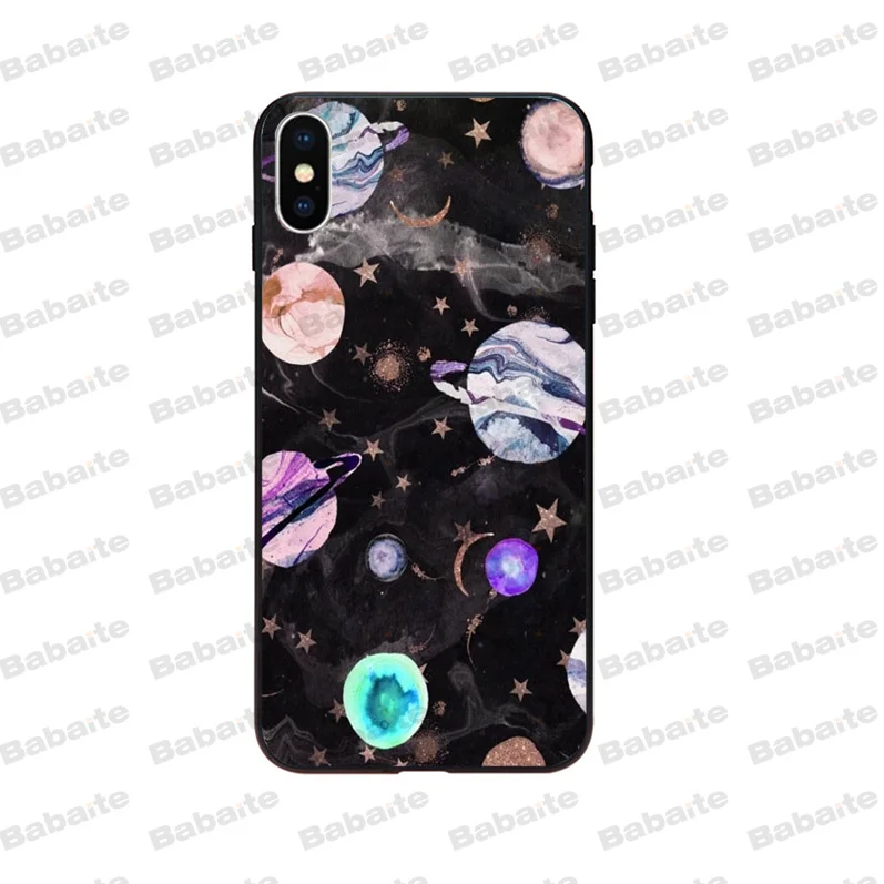 Outer Space Planet Spaceship Constellation Moon Stars 