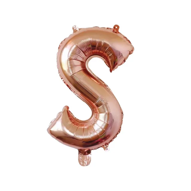 32inch 16inch Rose Gold Letter Balloons Birthday Party Wedding