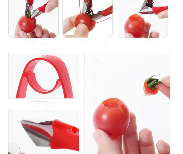 1 шт. инструмент для удаления клубники и листьев|tomato stalks|strawberry hullerkitchen tools |