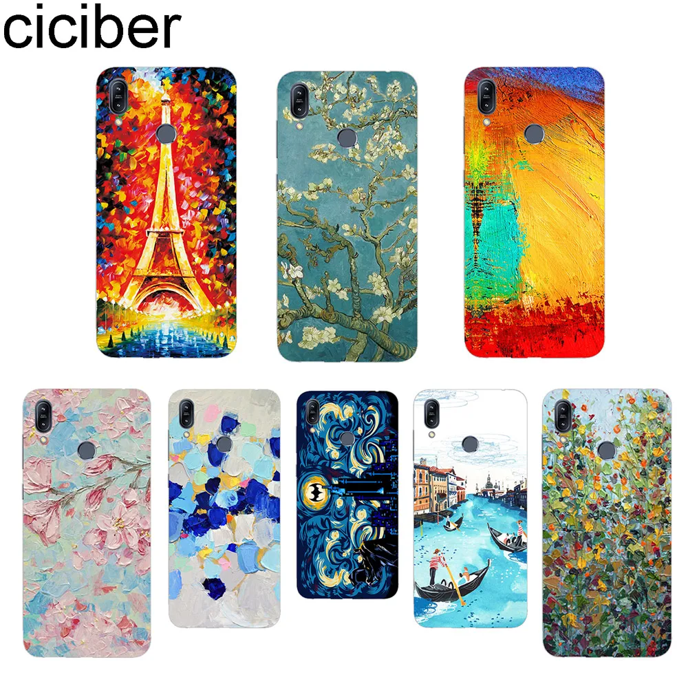 

ciciber Phone Case for ASUS Zenfone Max Pro M1 ZB601KL ZB602KL Cover for ZenFone Max Pro M2 ZB631KL ZB633KL Soft TPU Van Gogh