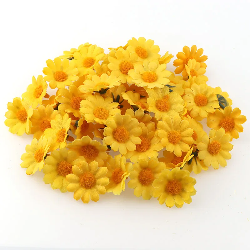 2.5cm Mini Daisy Artificial Flowers For Party Wedding Decoration Home Decor 100PC/lot