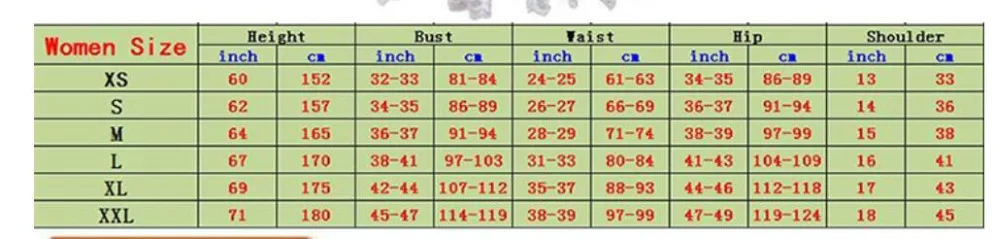 Womens size