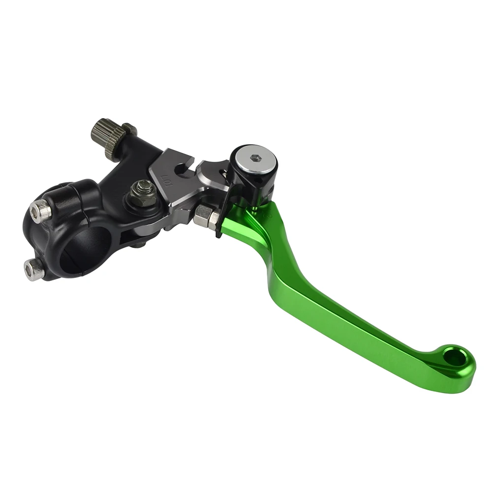CNC Shorty Left Clutch Lever For Kawasaki KDX80 KDX175 KDX200  KDX250  KDX420  KDX80 KM100 KX125 KX250 KX400 KX450 KX60 KX80 ETC