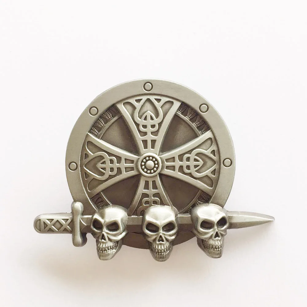 Retail Distribute New Vintage Sword Skull Belt Buckle BUCKLE-3D043AS Free Shipping | Аксессуары для одежды