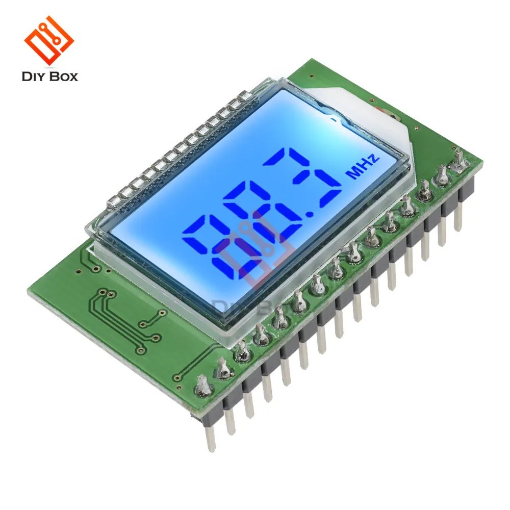 

PLL LCD 87-108MHZ Digital FM Radio Transmitter/Receiver Module Wireless Microphone Stereo Board Digital Noise Reduction