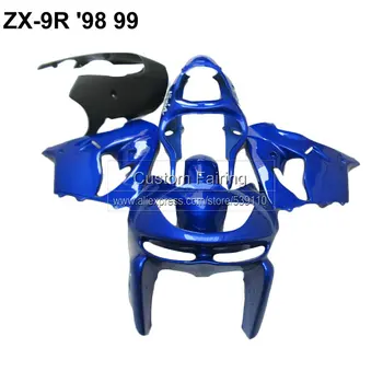 

Hot sale fairings for Kawasaki ZX9R zx-9r 1998 - 1999 Ninja 99 98 blue fairing kit CV18