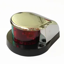 Цельнокроеное Платье Морская Лодка Яхта Bi-Цвет сигнальная лампа 12V светодиодный бант навигационные светильник