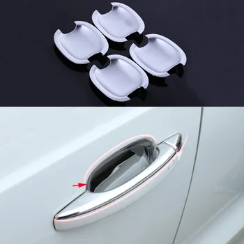 

4pcs Chrome Outer Door Open Handle Grand Bowl Cover Trim For Audi A4 B8 09-2016