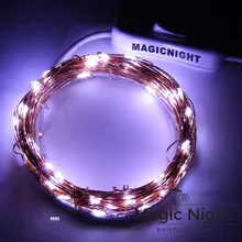 Magicnight 33FT 100 светодиодный Светодиодный usb-шнур с питанием, звездный свет, медный провод, холодный белый свет для кемпинга и подсветка телевизора