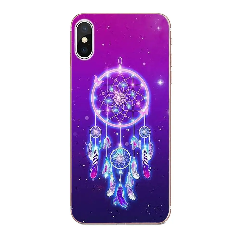 Мягкий шаблон телефона Синий Ловец снов красивые для huawei Honor Коврики Nova 2 6A 7A 7C 8C 8 S