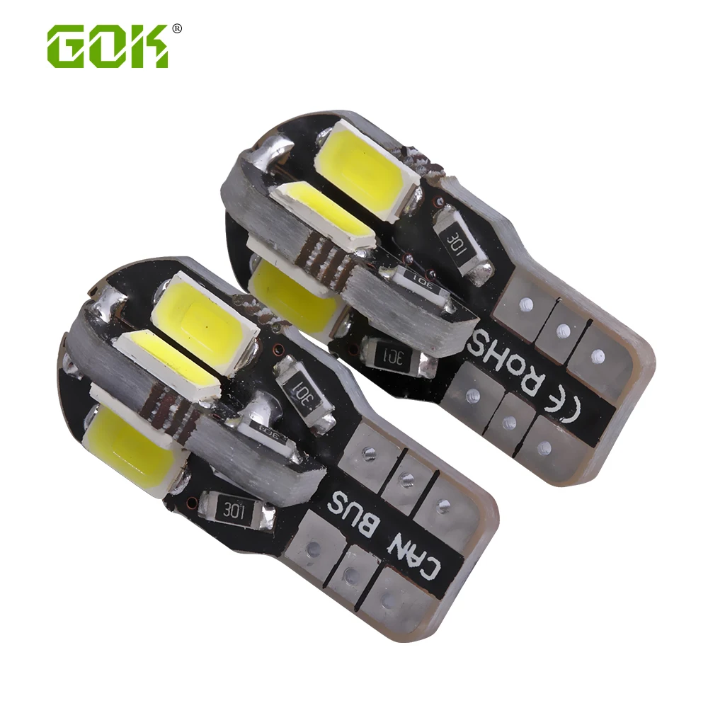 Супер яркий! Светодиодные лампы canbus T10 100X W5W 194 168 5730 t10 8SMD Canbus автомобильные без